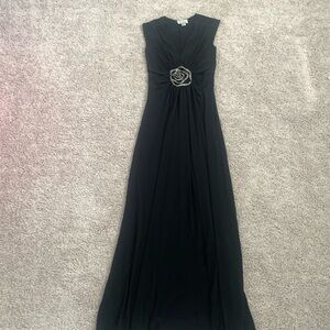 Woman’s Black Long Dress
